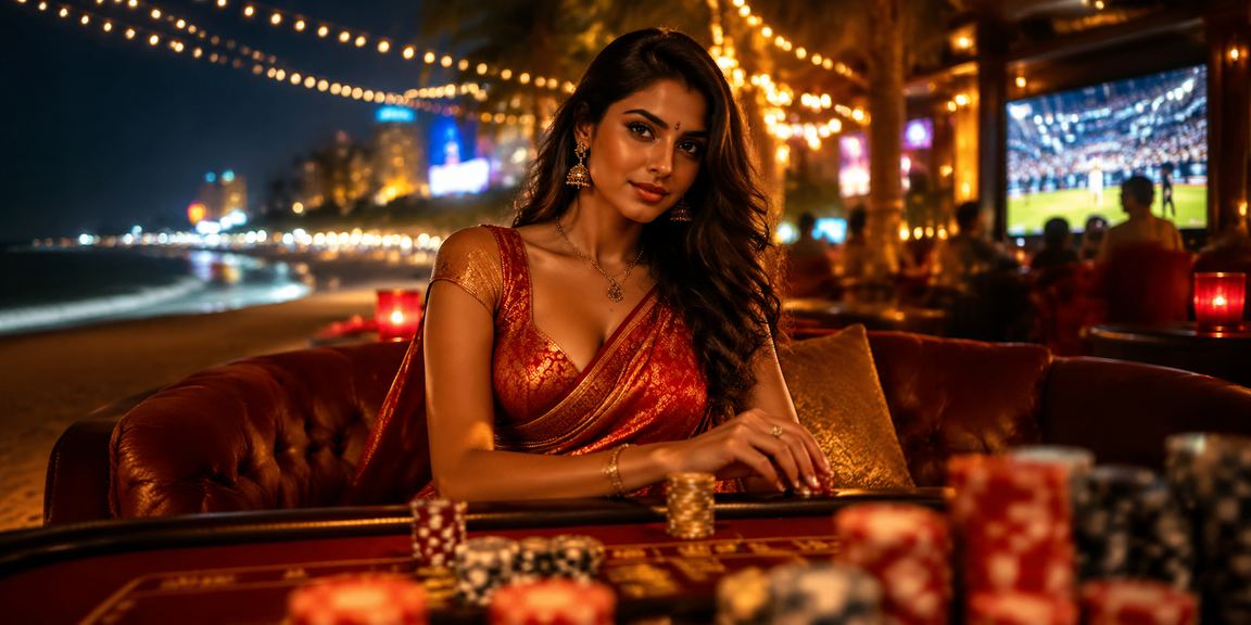 Live casino player enjoying cricket betting experience in India
